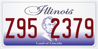 IL license plate Z952379