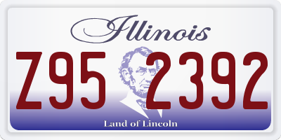 IL license plate Z952392