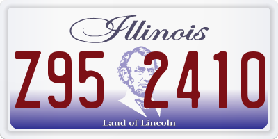 IL license plate Z952410