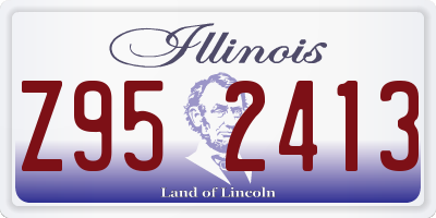 IL license plate Z952413