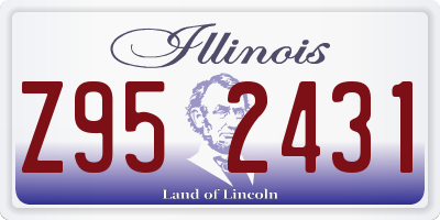 IL license plate Z952431