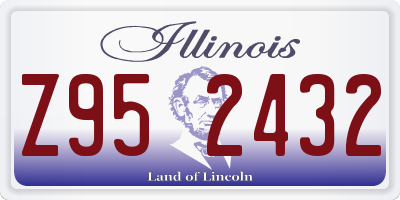 IL license plate Z952432