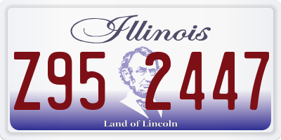 IL license plate Z952447