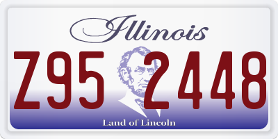 IL license plate Z952448