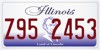 IL license plate Z952453