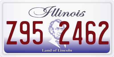 IL license plate Z952462