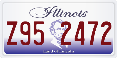 IL license plate Z952472