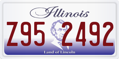 IL license plate Z952492