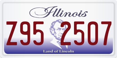 IL license plate Z952507