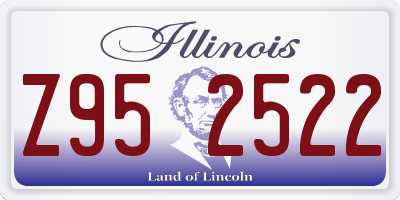IL license plate Z952522