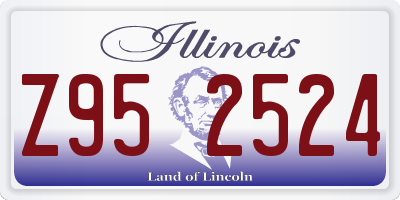 IL license plate Z952524