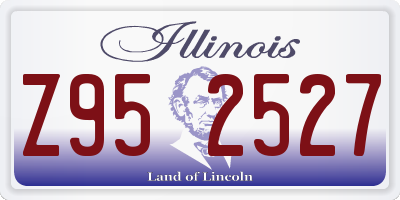 IL license plate Z952527
