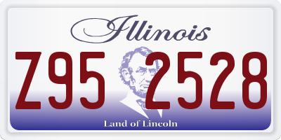 IL license plate Z952528