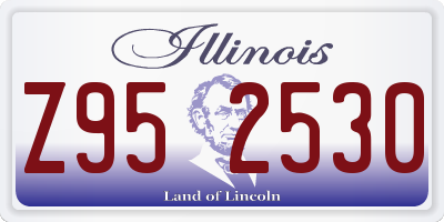 IL license plate Z952530