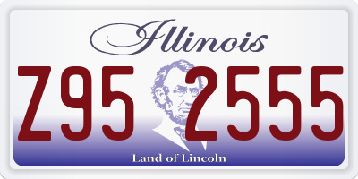 IL license plate Z952555