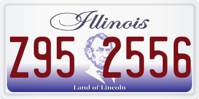 IL license plate Z952556