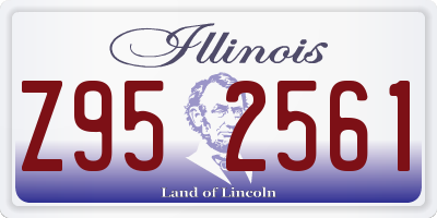 IL license plate Z952561