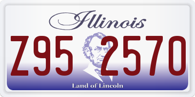 IL license plate Z952570