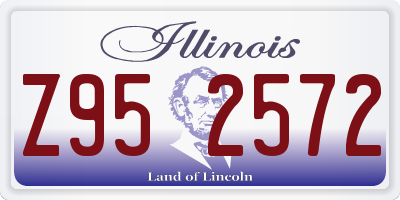 IL license plate Z952572