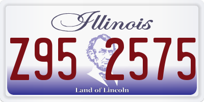 IL license plate Z952575