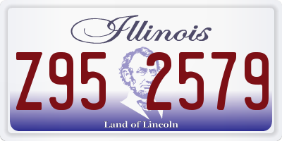 IL license plate Z952579