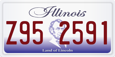 IL license plate Z952591