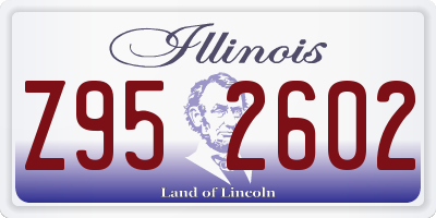 IL license plate Z952602