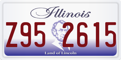 IL license plate Z952615