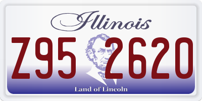 IL license plate Z952620