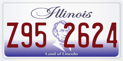 IL license plate Z952624