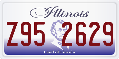 IL license plate Z952629