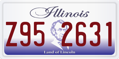 IL license plate Z952631