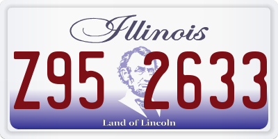 IL license plate Z952633