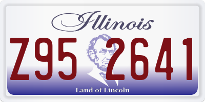 IL license plate Z952641
