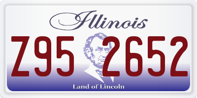 IL license plate Z952652