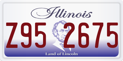 IL license plate Z952675