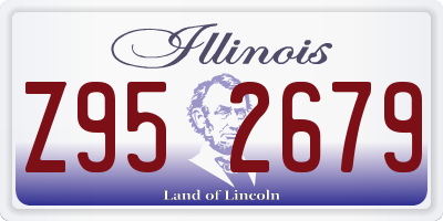 IL license plate Z952679