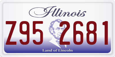 IL license plate Z952681