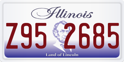 IL license plate Z952685