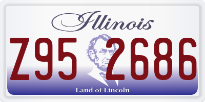 IL license plate Z952686