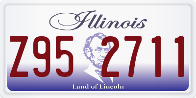 IL license plate Z952711