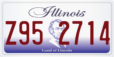 IL license plate Z952714