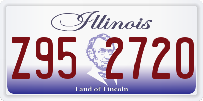 IL license plate Z952720