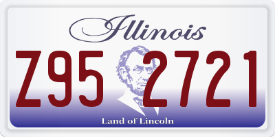 IL license plate Z952721
