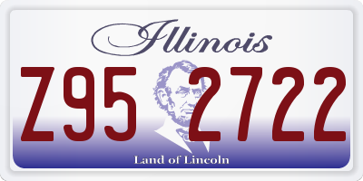 IL license plate Z952722