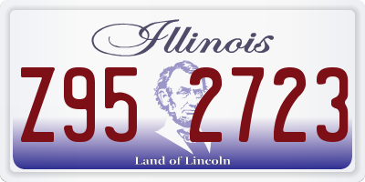 IL license plate Z952723