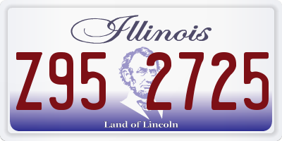 IL license plate Z952725