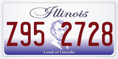 IL license plate Z952728