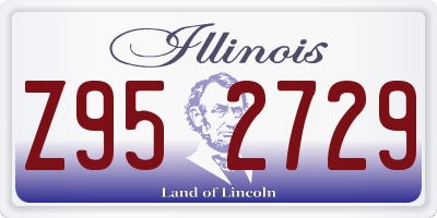 IL license plate Z952729