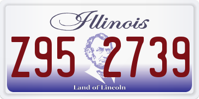 IL license plate Z952739
